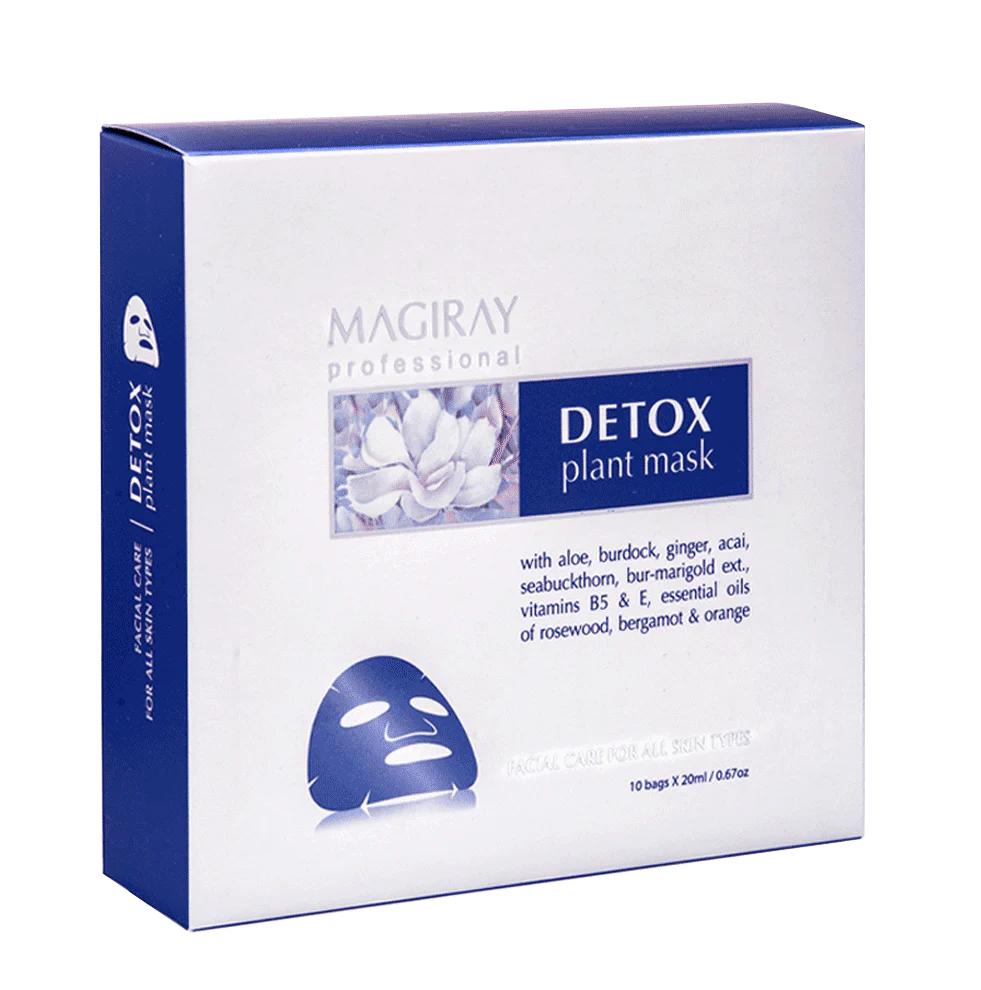 MAGIRAY DETOX Plant Mask 10 bags x 20 ml - Light Touch Permanent Makeup Studio & Trainings