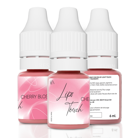 Light Touch Lips Touch PMU Pigments, 6 ml - Long-lasting, vibrant lip colors Light Touch Studio Light Touch Lips Touch PMU Pigments, 6 ml - Long-lasting, vibrant lip colors Light Touch Studio