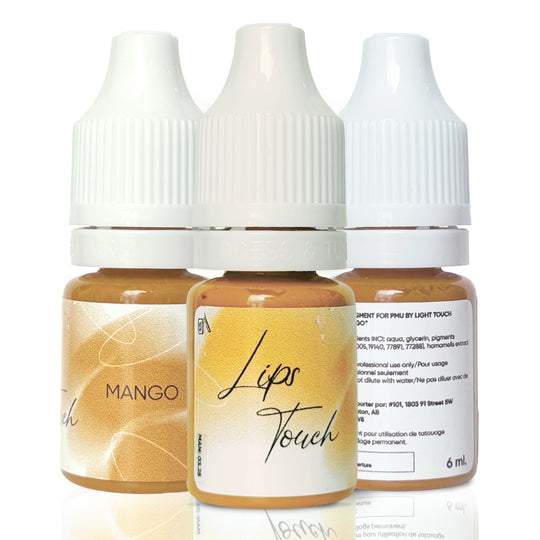 Light Touch Lips Touch PMU Pigments, 6 ml - Long-lasting, vibrant lip  colors  Light Touch Studio