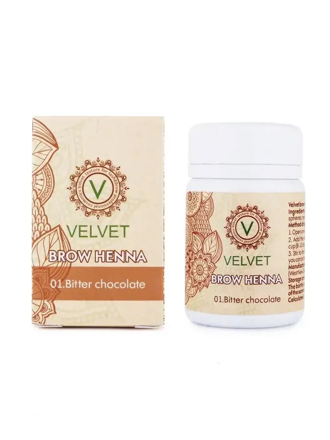 Velvet Eyebrow Henna 30 capsules - Light Touch Permanent Makeup Studio & Trainings