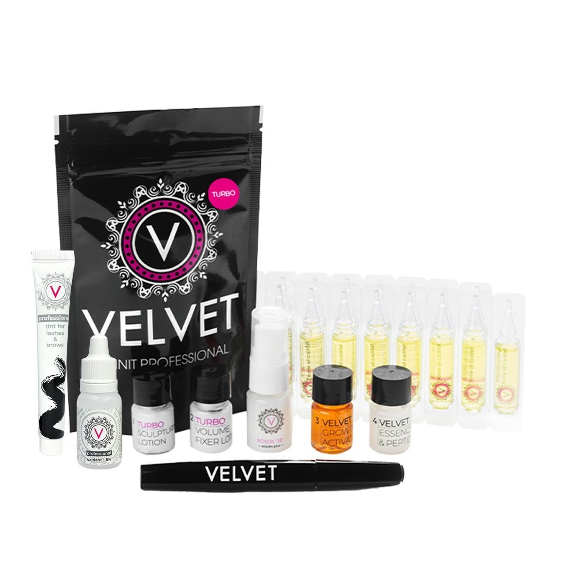 Velvet Mini Kit for Eyelash Lift & Tint - Light Touch Permanent Makeup Studio & Trainings